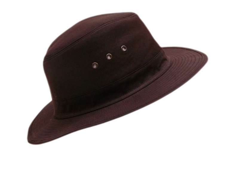 Chapeau coton huilé doublé feutre, homme Chapeau coton huilé doublé feutre, homme