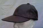 Casquette amricaine cuir marron