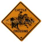 ROADSIGN AUSTRALIA - CATTLE CROSSING