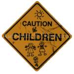 ROADSIGN AUSTRALIA - CAUTION CHILDREN