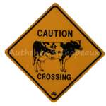 ROADSIGN AUSTRALIA - CAUTION COW