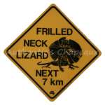 ROADSIGN AUSTRALIA - LIZARD