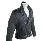 blouson cuir moto biker TRACK LAST REBELS