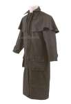 manteau long en cuir HORSE LAST REBELS