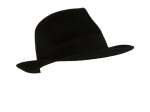 Feutre pure laine forme borsalino, homme